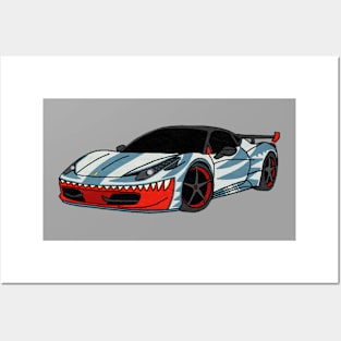 Ferrari 458 Posters and Art